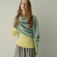 Color-Contrast Roundneck Pullover