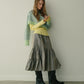 Color-Contrast Roundneck Pullover