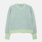Color-Contrast Roundneck Pullover