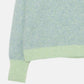 Color-Contrast Roundneck Pullover
