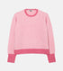 Color-Contrast Roundneck Pullover