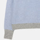 Color-Contrast Roundneck Pullover
