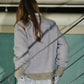 Color-Contrast Roundneck Pullover