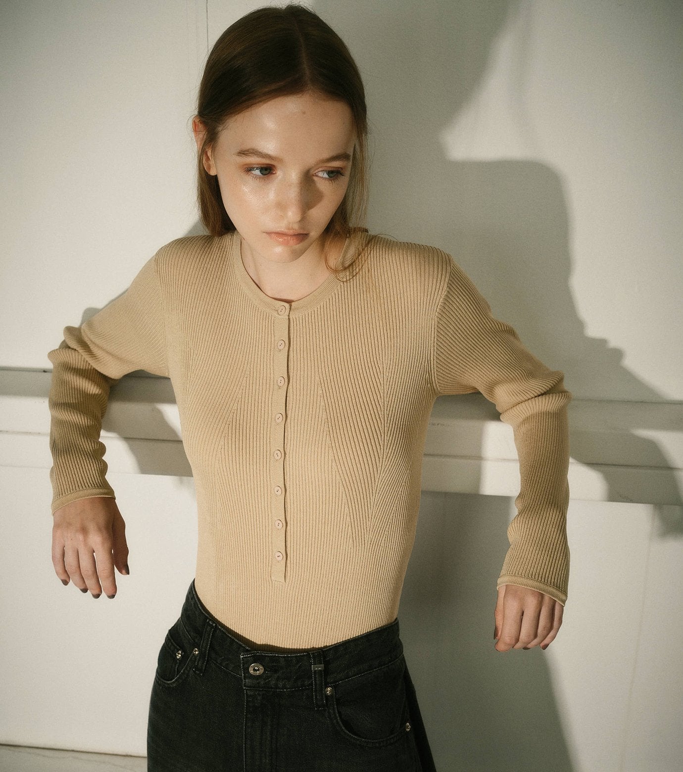 Ribbed Knit Bodysuits
