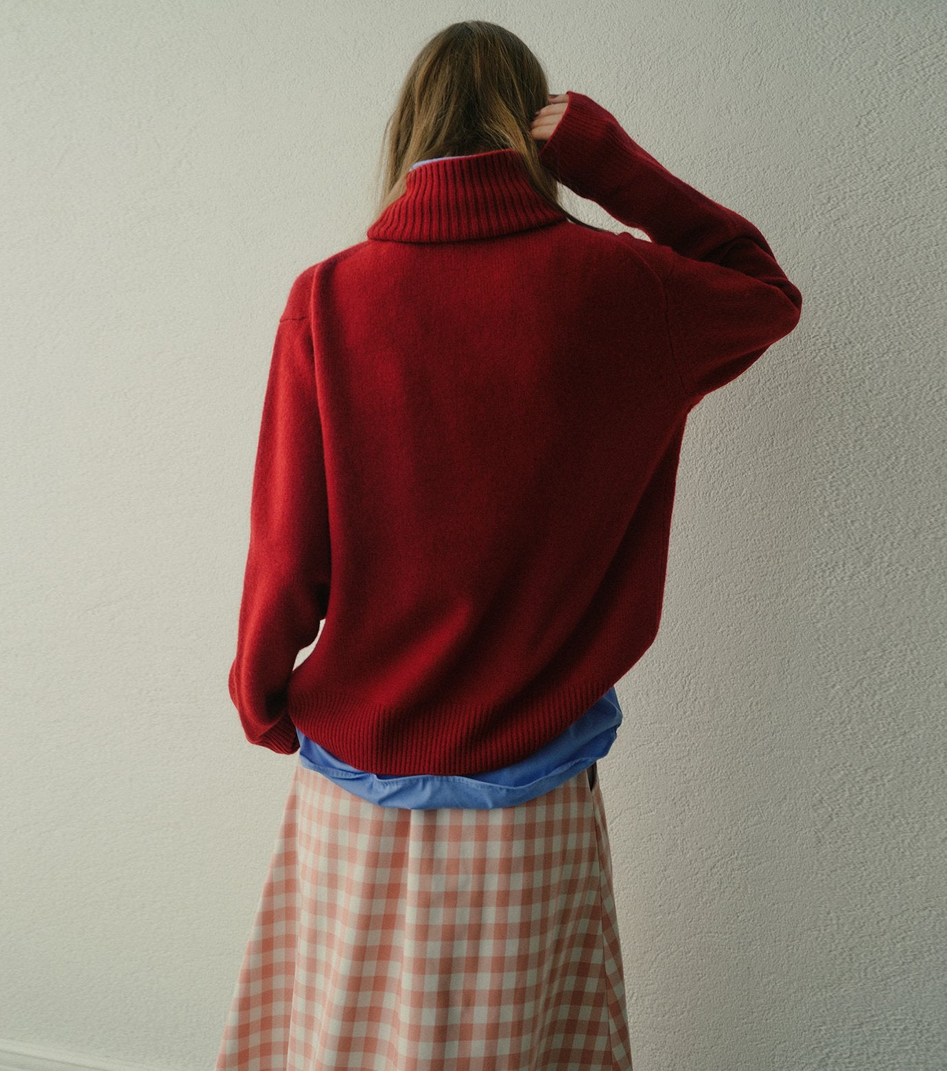 Turtle-Neck Knit Pullover