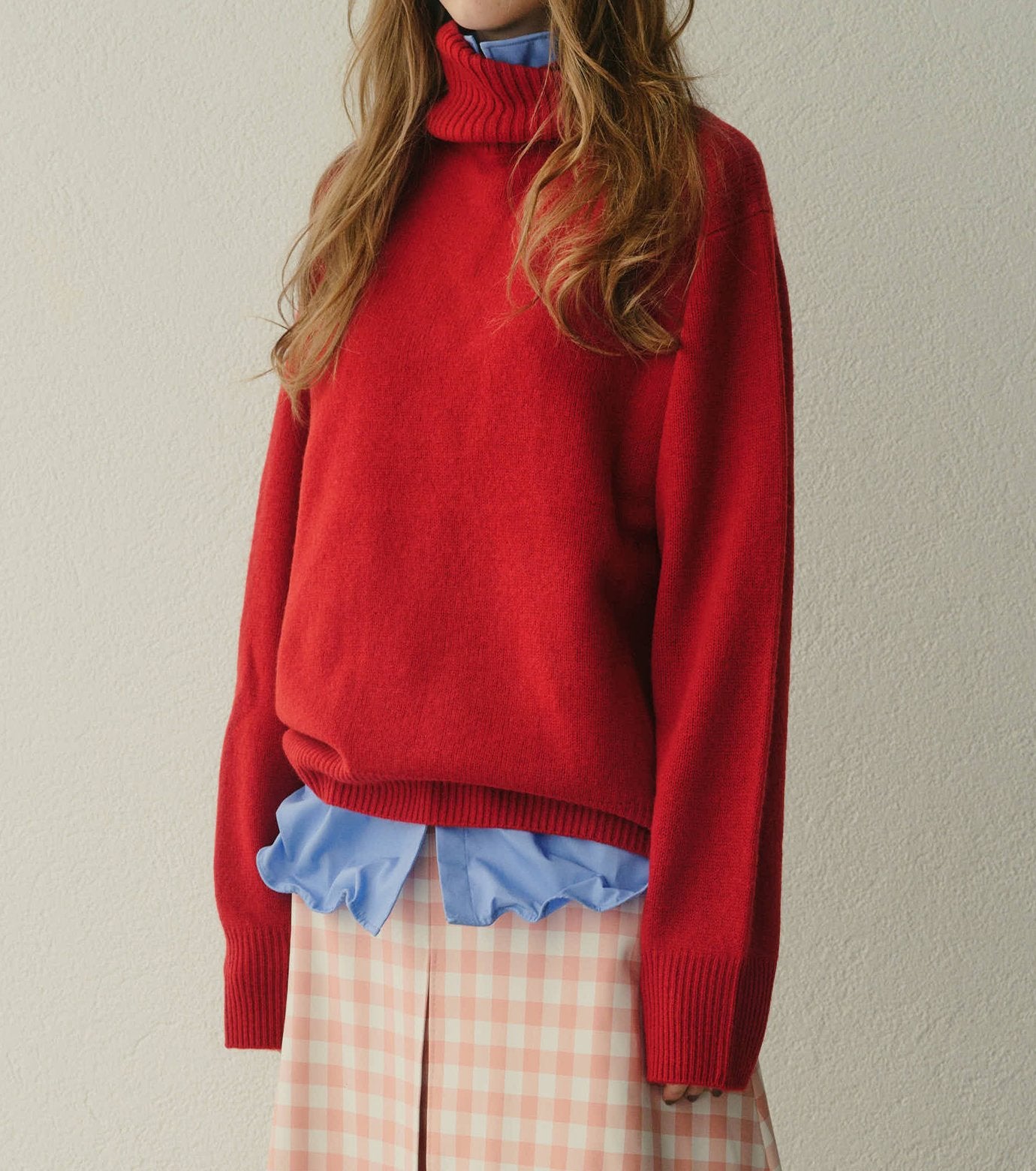 Turtle-Neck Knit Pullover