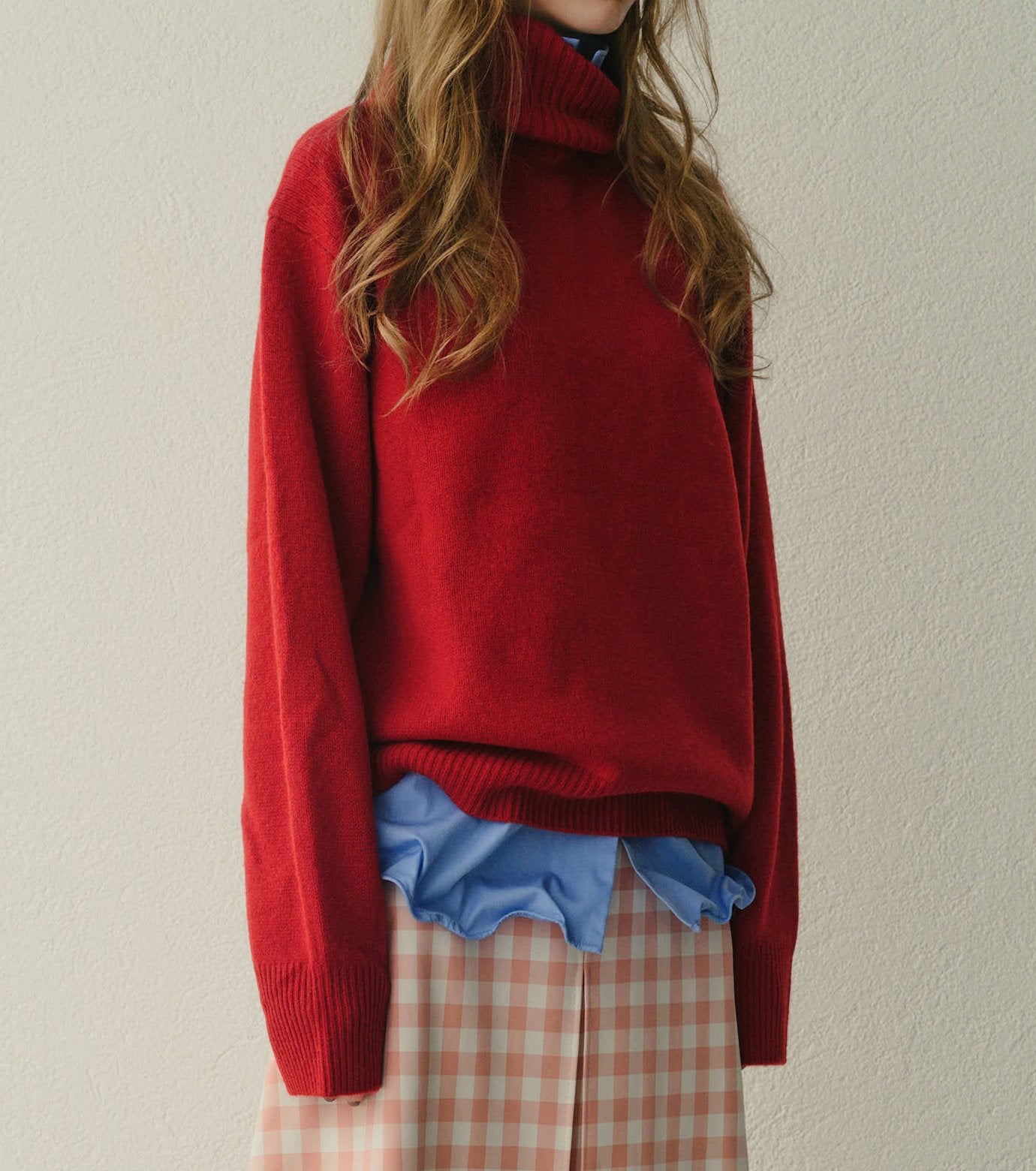 Turtle-Neck Knit Pullover