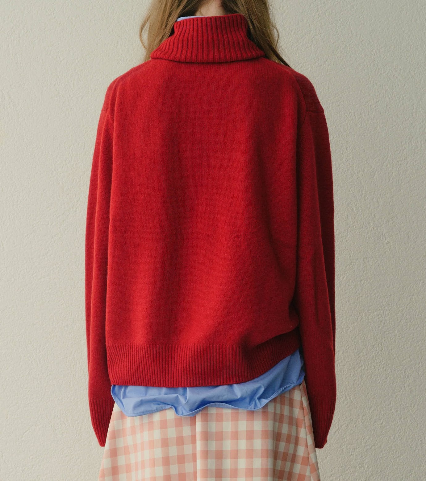 Turtle-Neck Knit Pullover