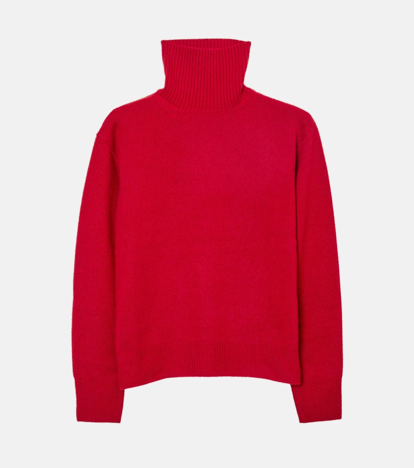 Turtle-Neck Knit Pullover
