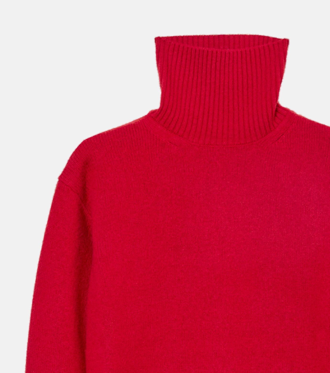 Turtle-Neck Knit Pullover