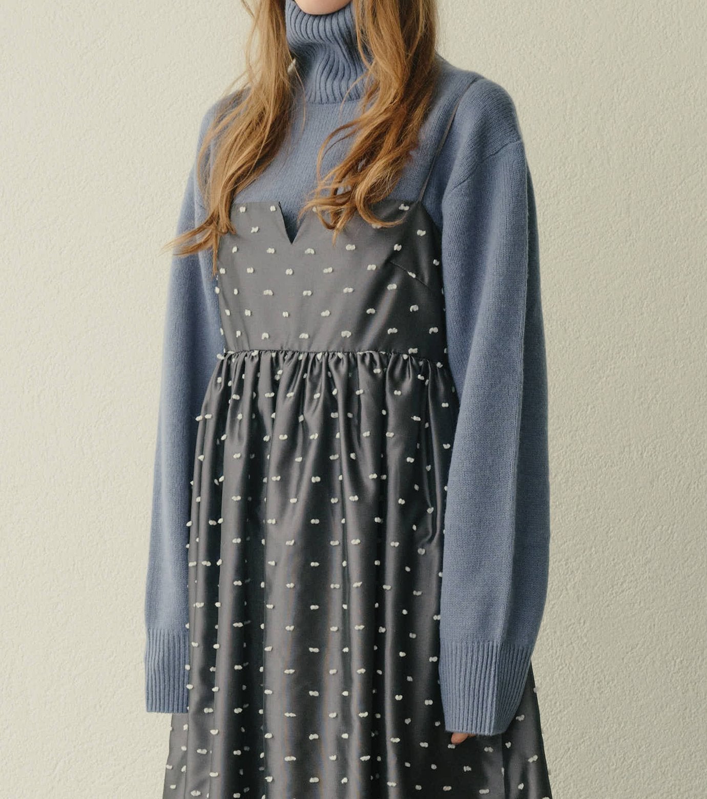 Turtle-Neck Knit Pullover