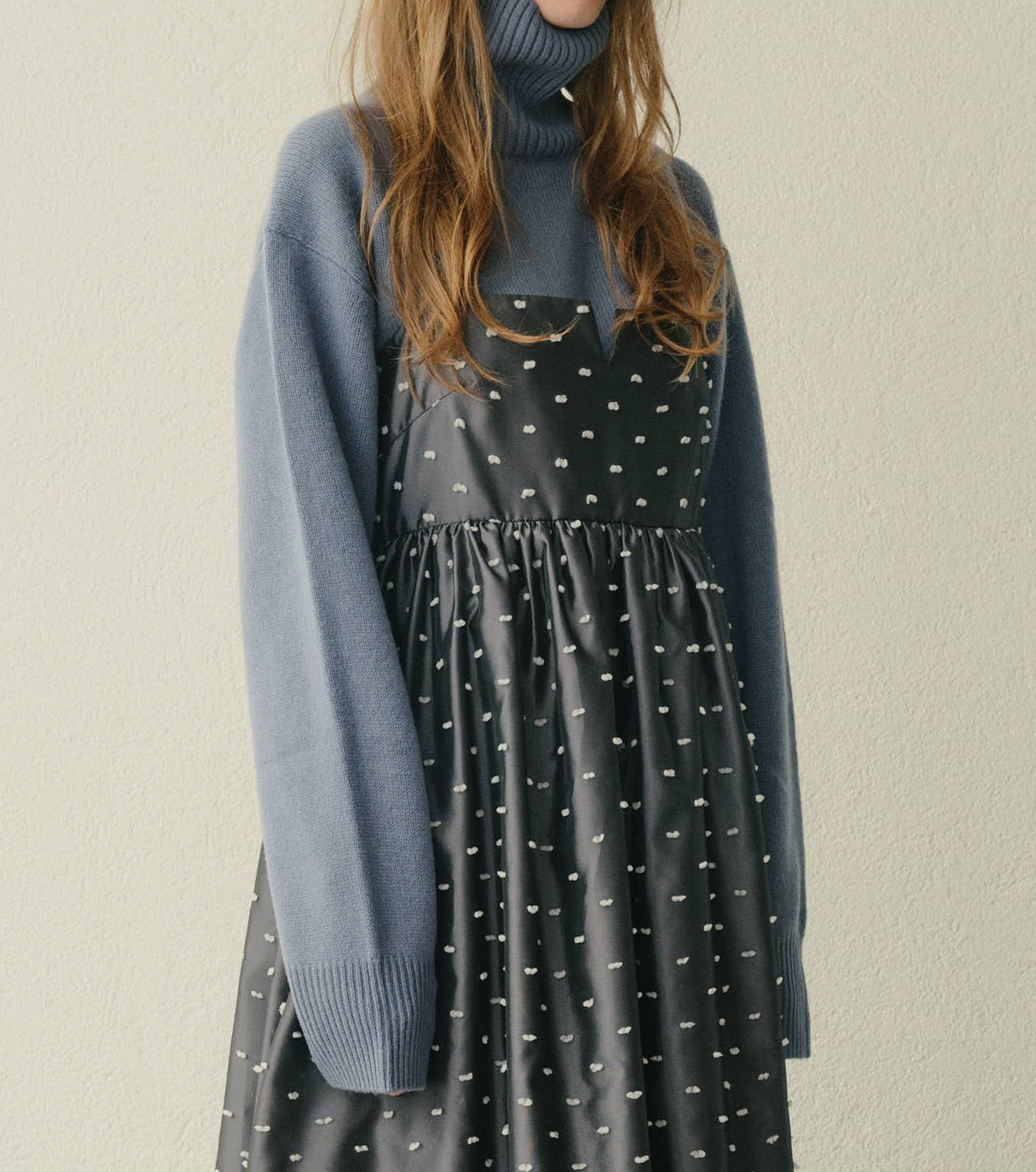 Turtle-Neck Knit Pullover