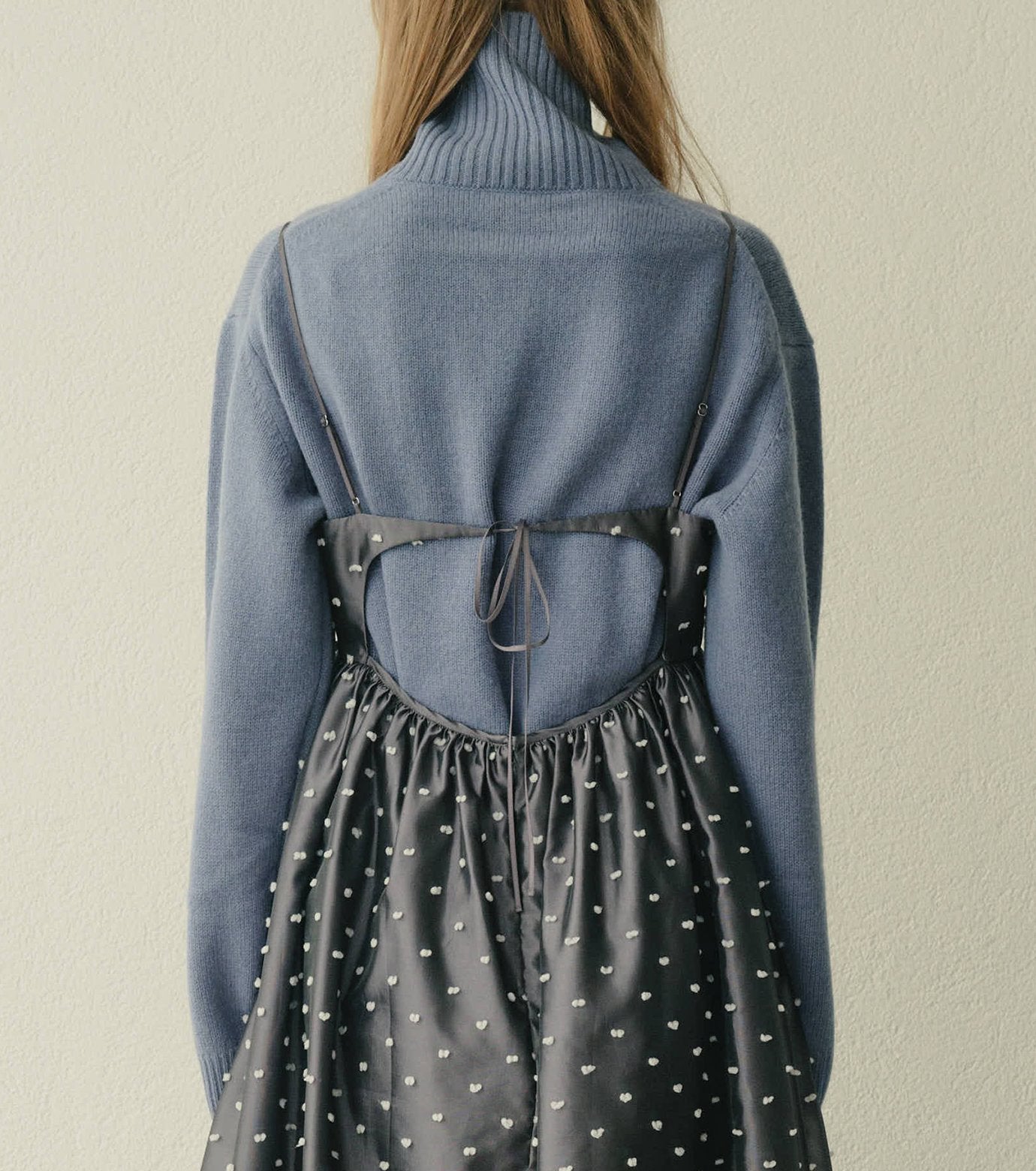 Turtle-Neck Knit Pullover