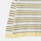 Brushed Mohair Striped Pullover