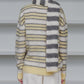 Brushed Mohair Striped Pullover