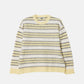 Brushed Mohair Striped Pullover