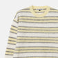 Brushed Mohair Striped Pullover