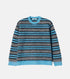 Brushed Mohair Striped Pullover