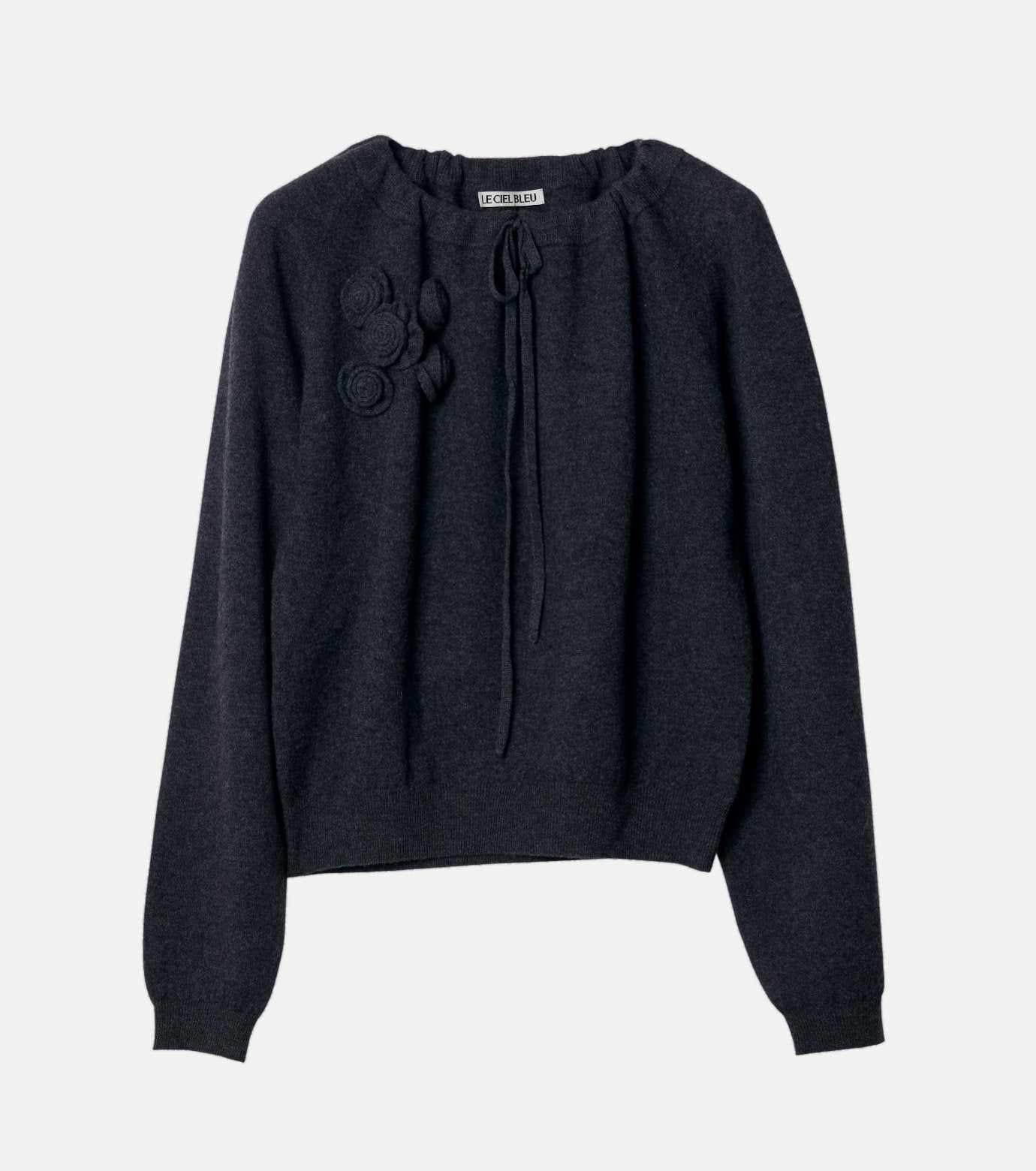 Gathered Neckline Pullover