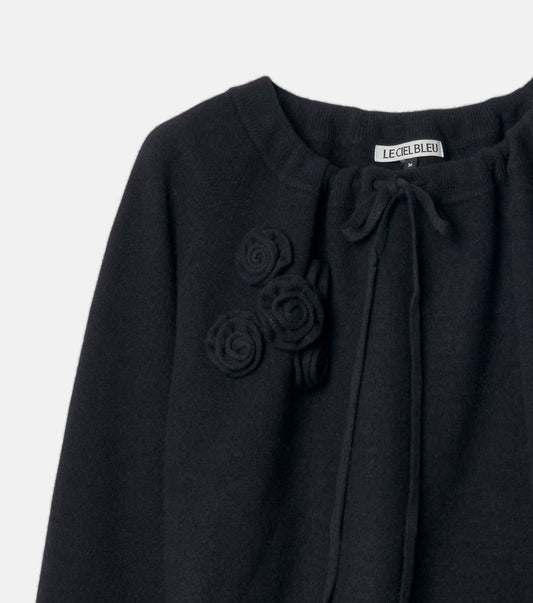 Gathered Neckline Pullover