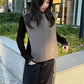Asymmetric Knit Vest
