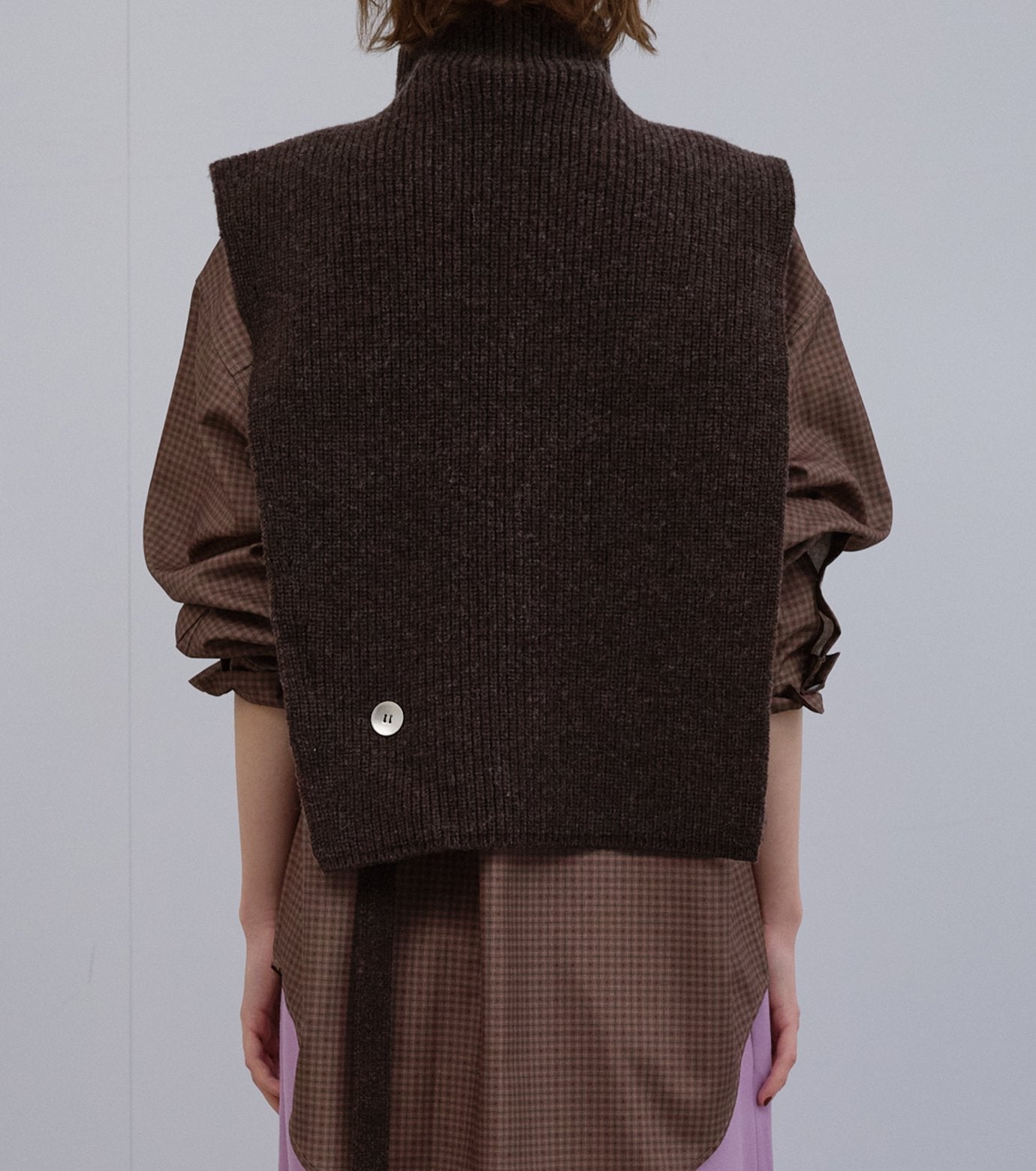 Asymmetric Knit Vest