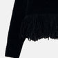 Fringe-Hem Pullover