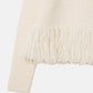 Fringe-Hem Pullover