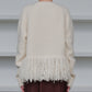 Fringe-Hem Pullover