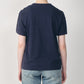 Boxy T-shirt w/Pearl Embellishment