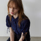 Dot Tulle Shortsleeve Blouse