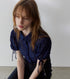 Dot Tulle Shortsleeve Blouse