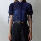 Dot Tulle Shortsleeve Blouse