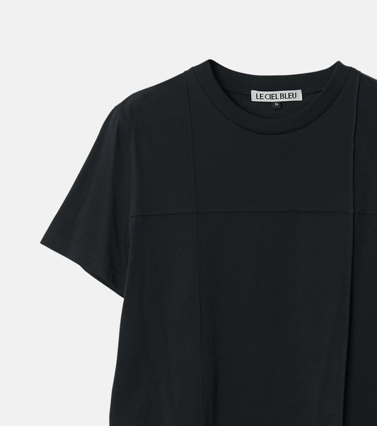 T-Shirt w/Ribbon Tie Hem