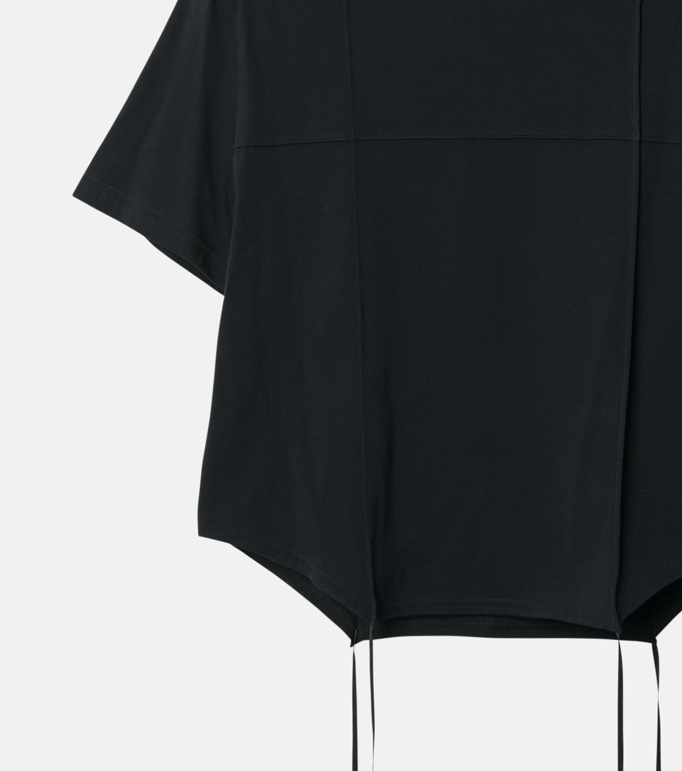 T-Shirt w/Ribbon Tie Hem