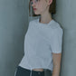 T-Shirt w/Ribbon Tie Hem