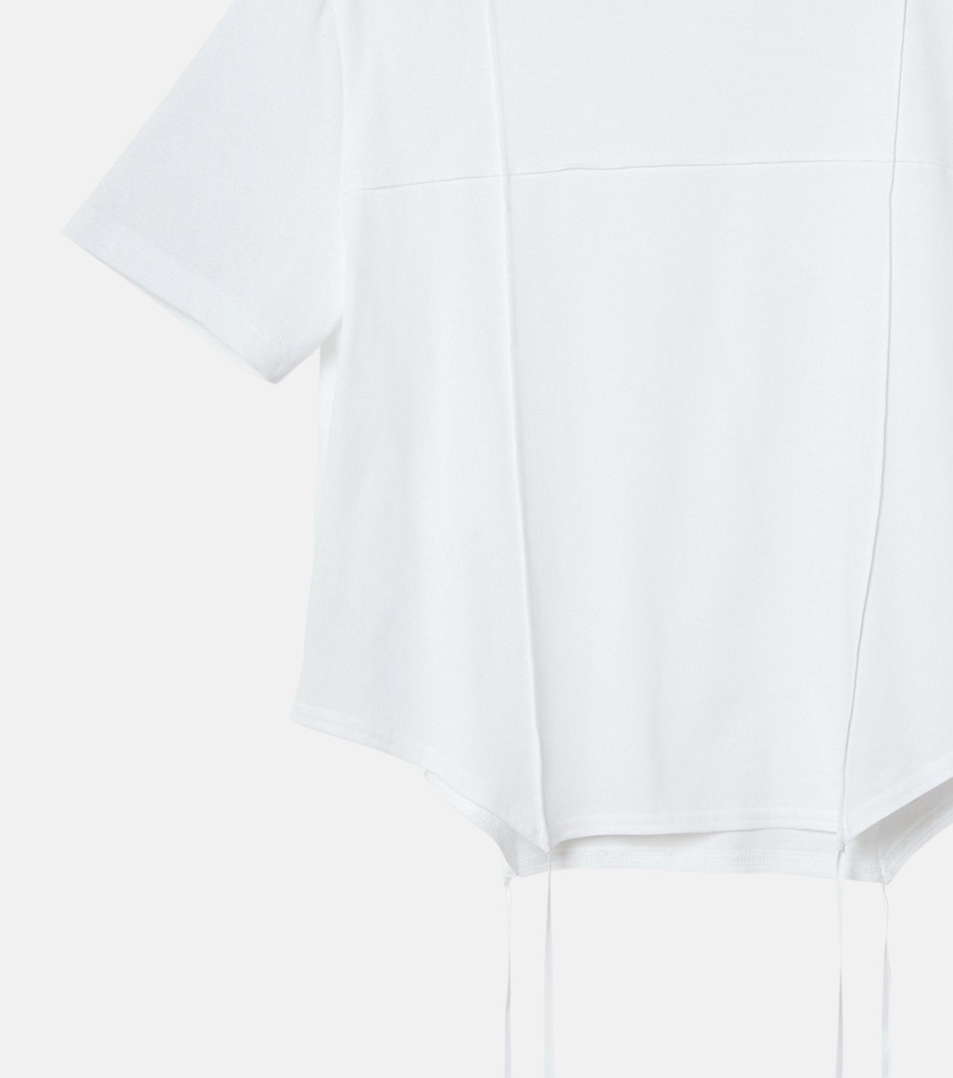 T-Shirt w/Ribbon Tie Hem