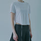 T-Shirt w/Ribbon Tie Hem