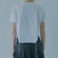 T-Shirt w/Ribbon Tie Hem