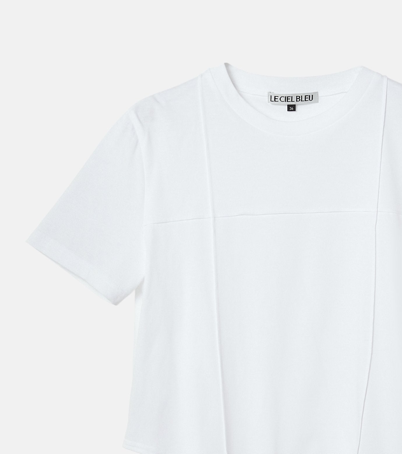 T-Shirt w/Ribbon Tie Hem