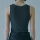 Ribbon-trimmed Neckline Tank