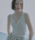 Ribbon-trimmed Neckline Tank