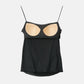 Ruched Tulle Cami Top