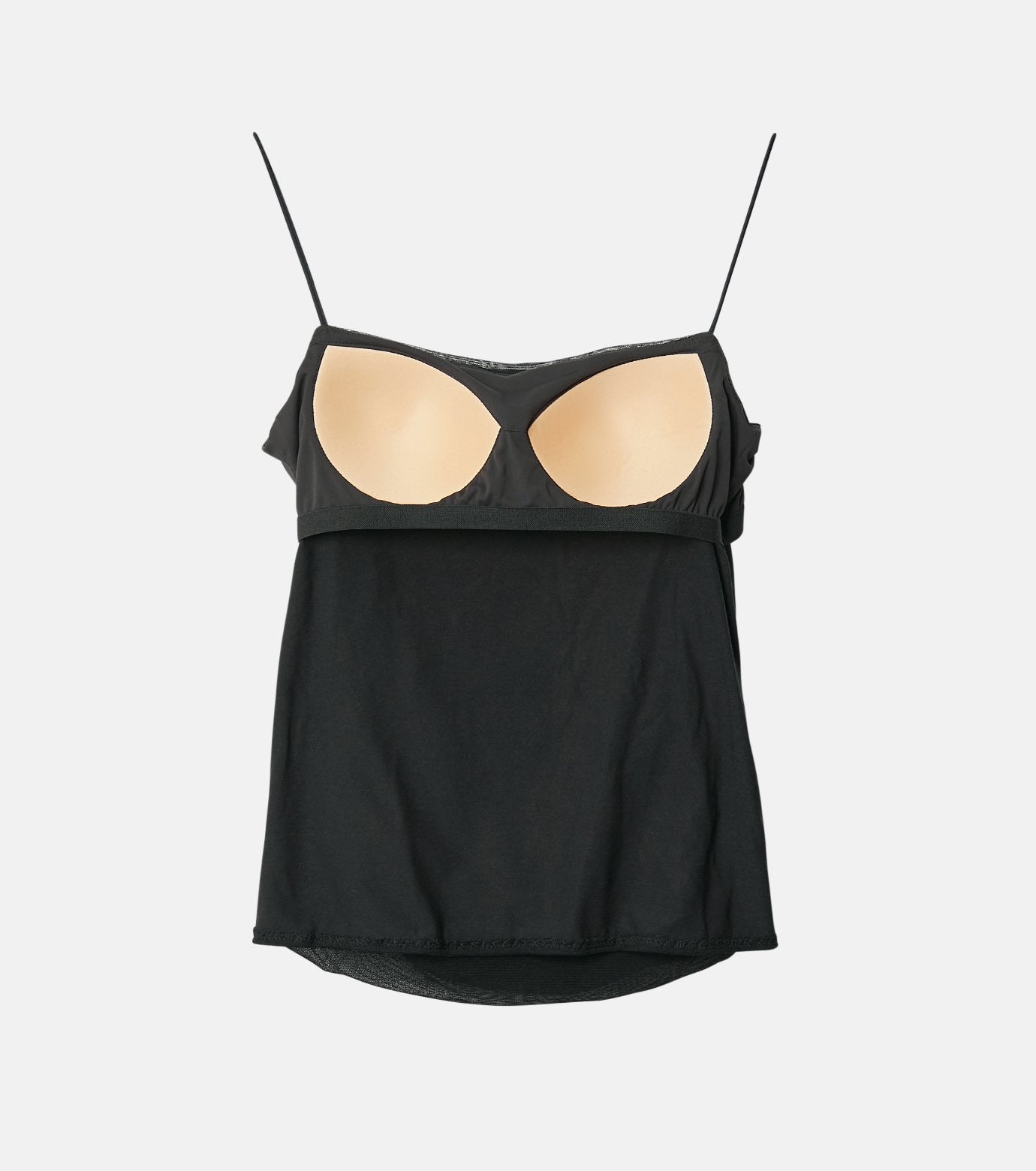 Ruched Tulle Cami Top