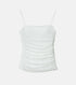 Ruched Tulle Cami Top