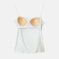 Ruched Tulle Cami Top
