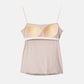 Ruched Tulle Cami Top