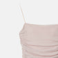 Ruched Tulle Cami Top