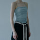 Ruched Tulle Cami Top