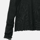 Fitted High-neck Tulle Top